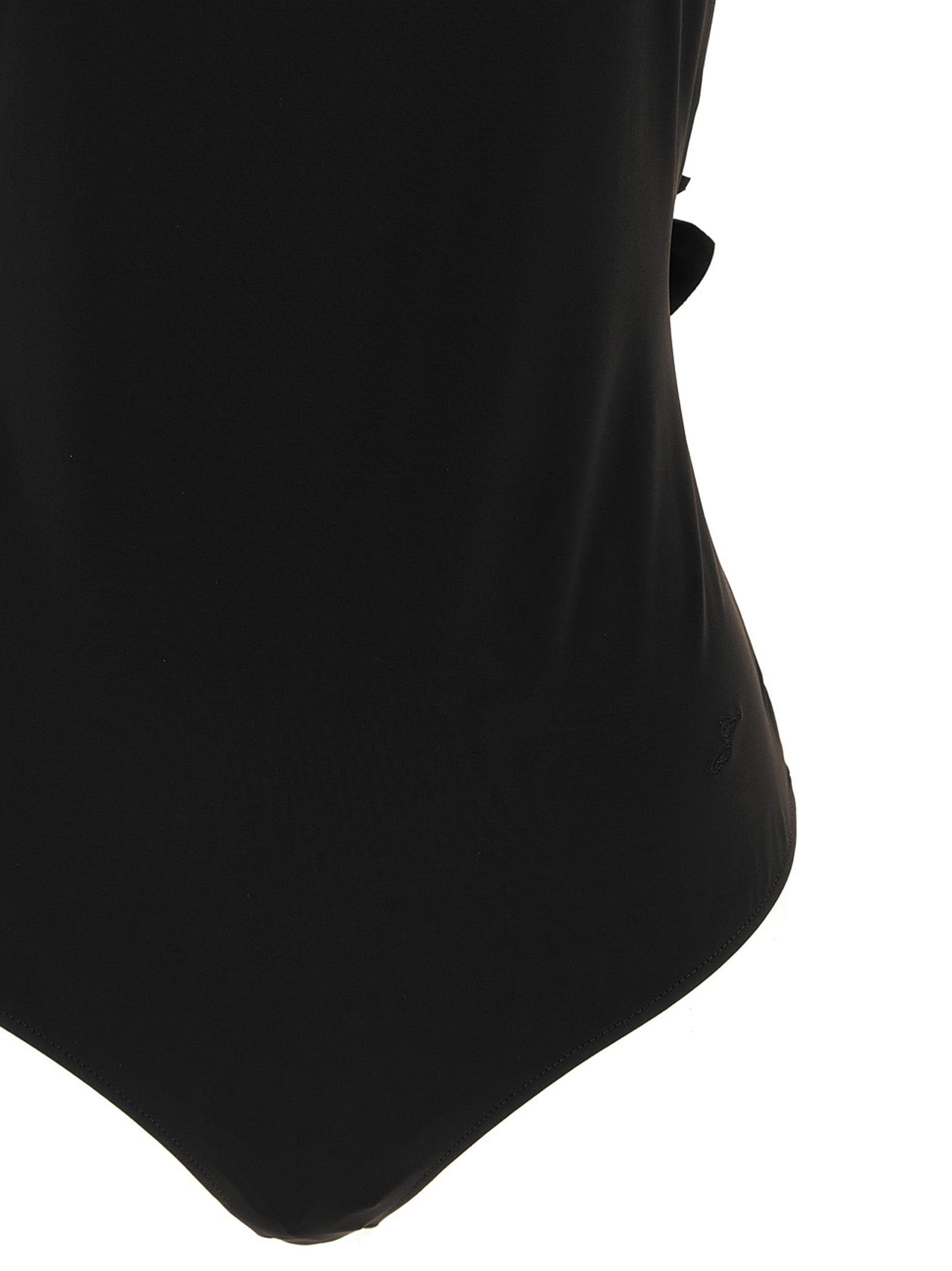 Black Polyamide One-Piece Swimsuit