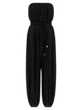 Black Silk Jumpsuit