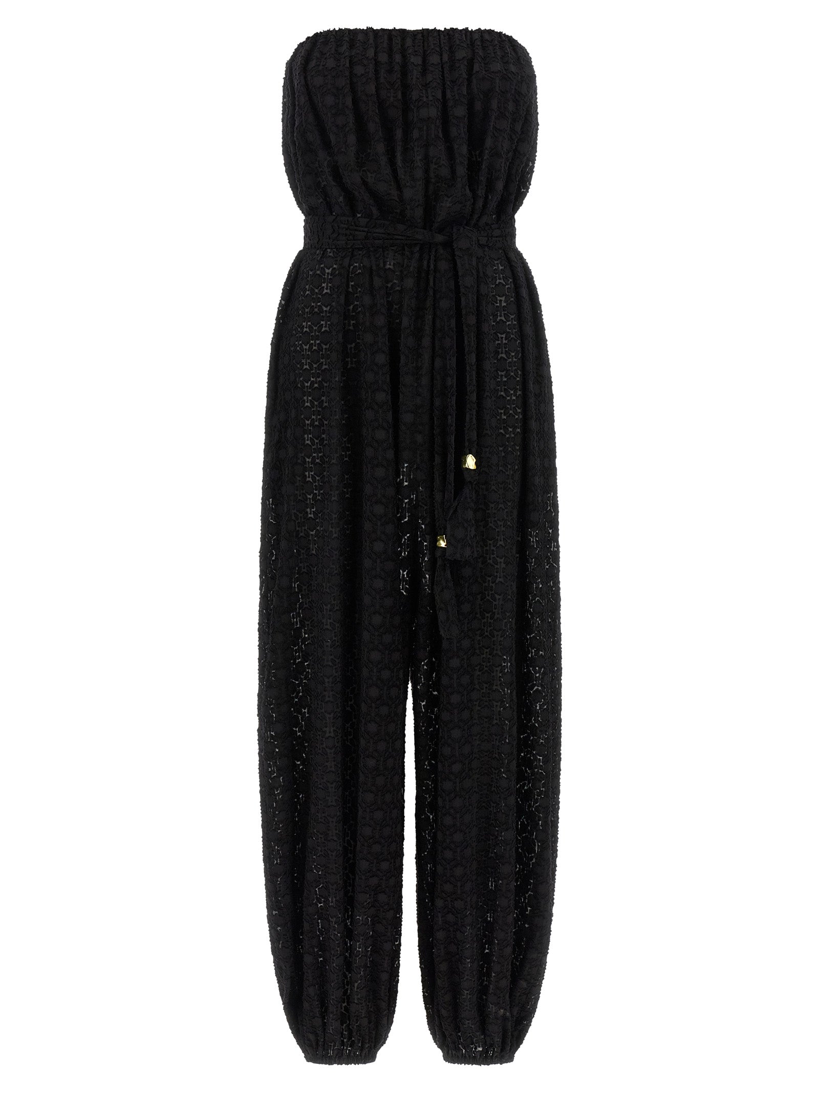 Black Silk Jumpsuit