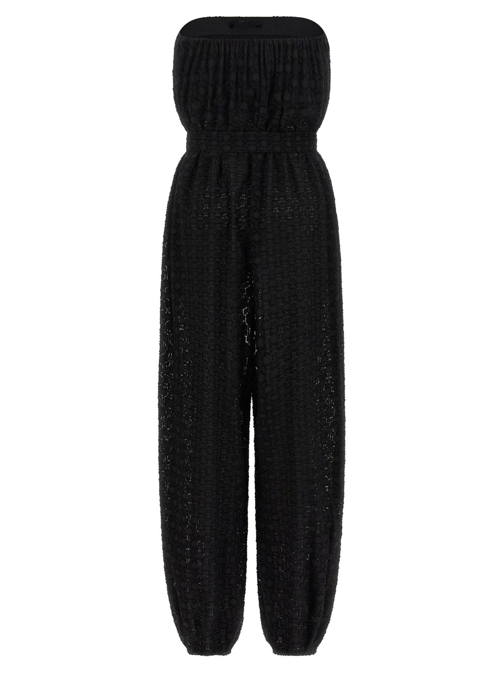 Black Silk Jumpsuit
