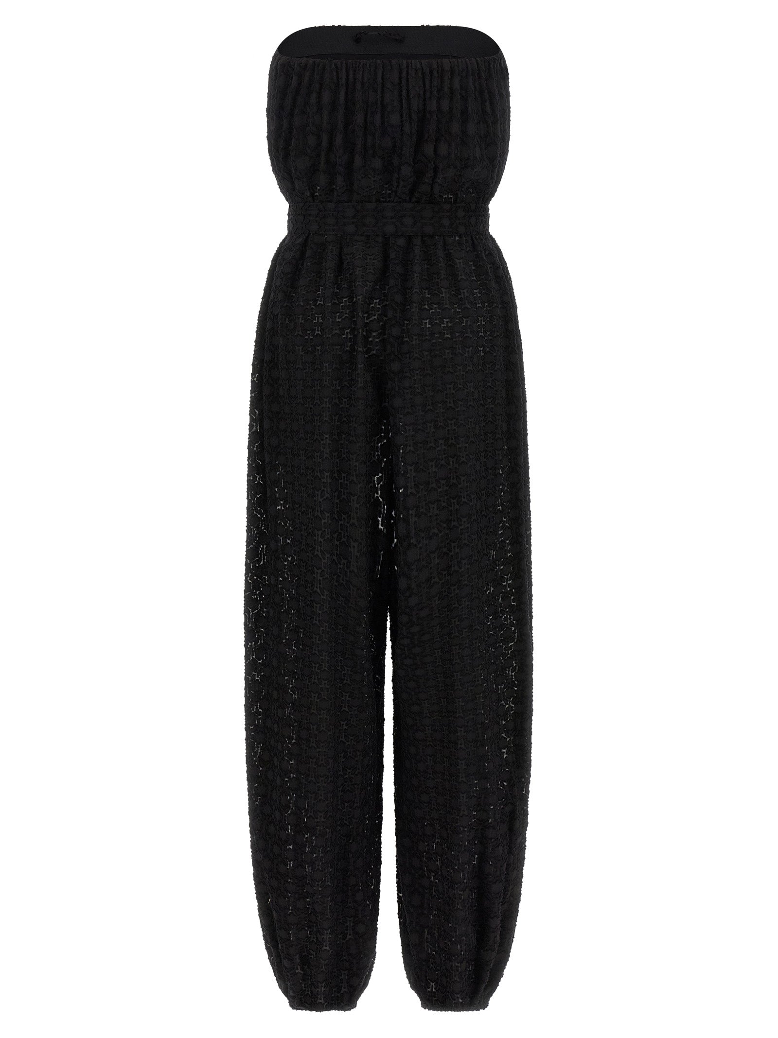 Black Silk Jumpsuit