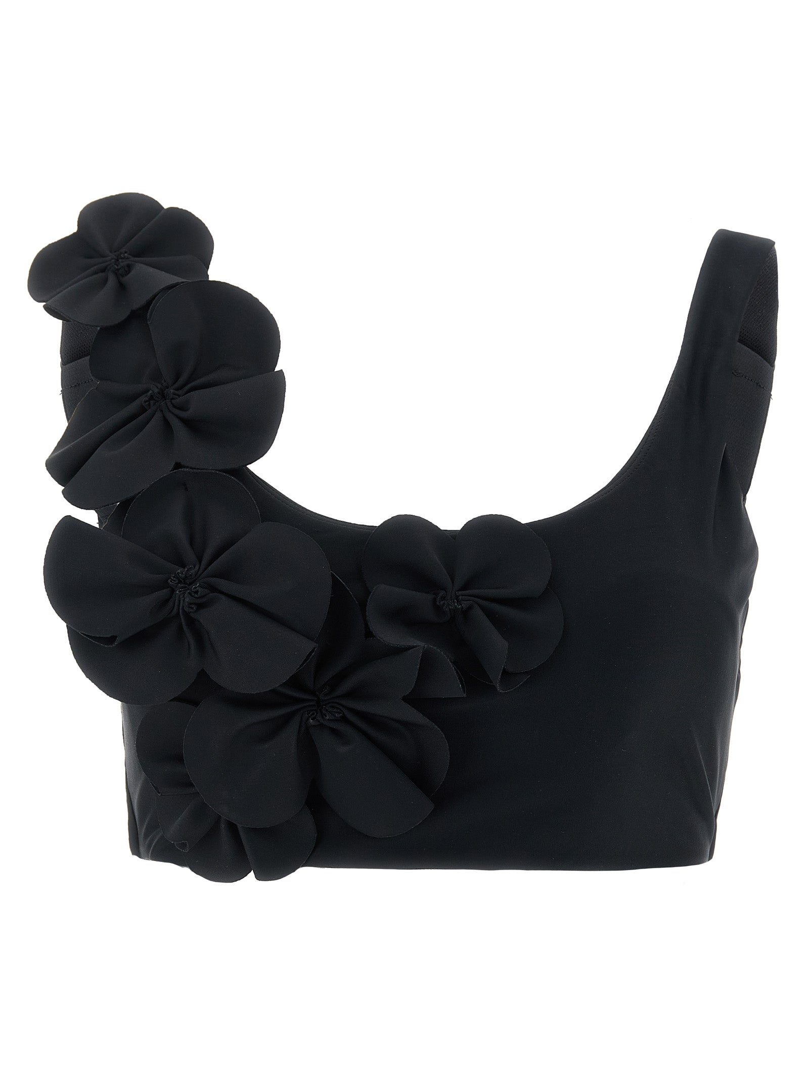 Black Recycled Polyamide Bikini