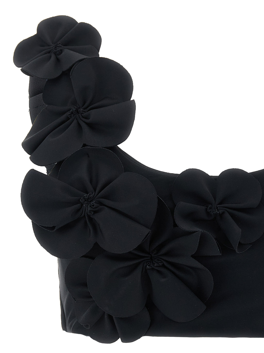 Black Recycled Polyamide Bikini