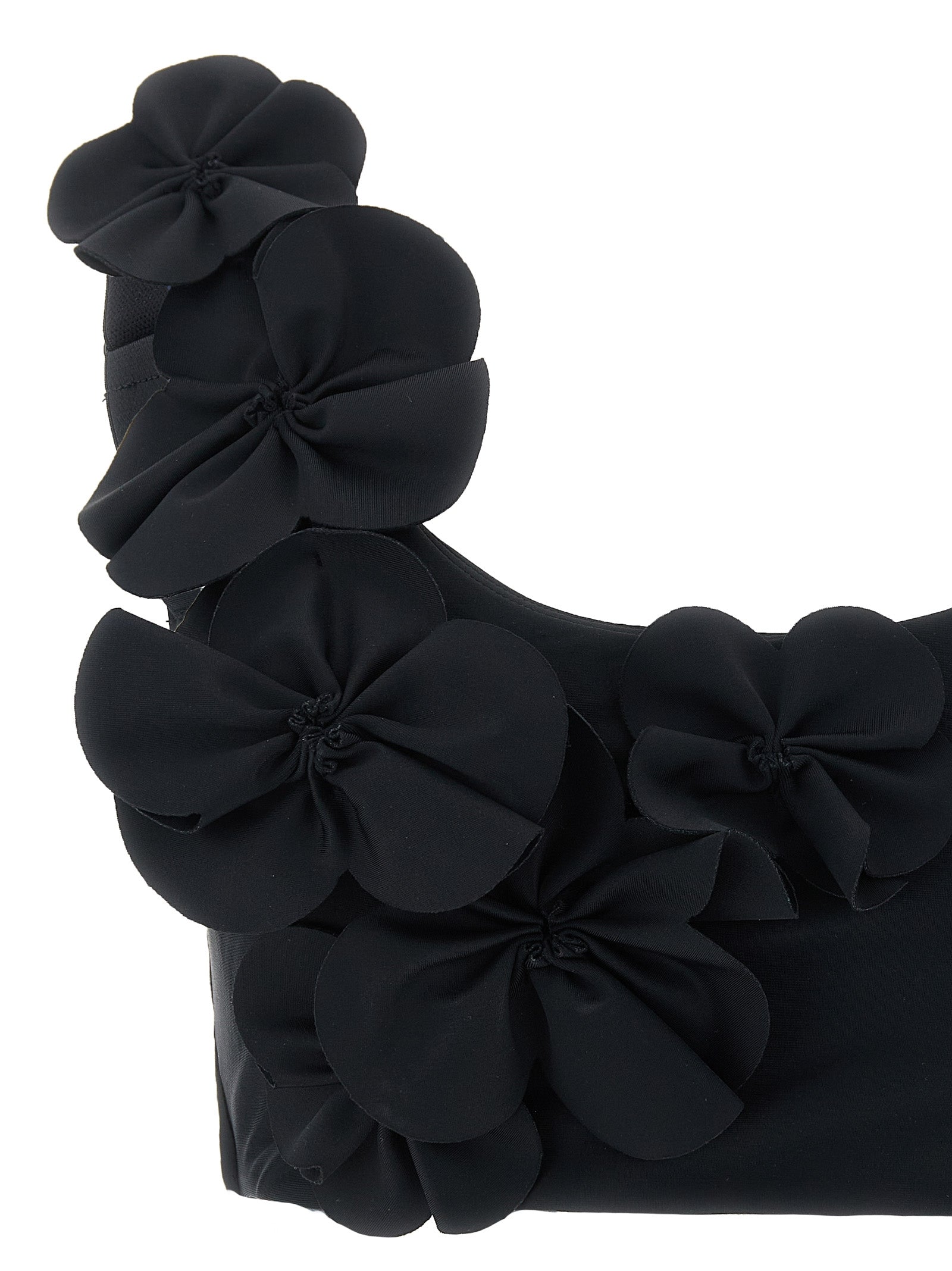 Black Recycled Polyamide Bikini