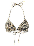 Beige Polyester Bikini