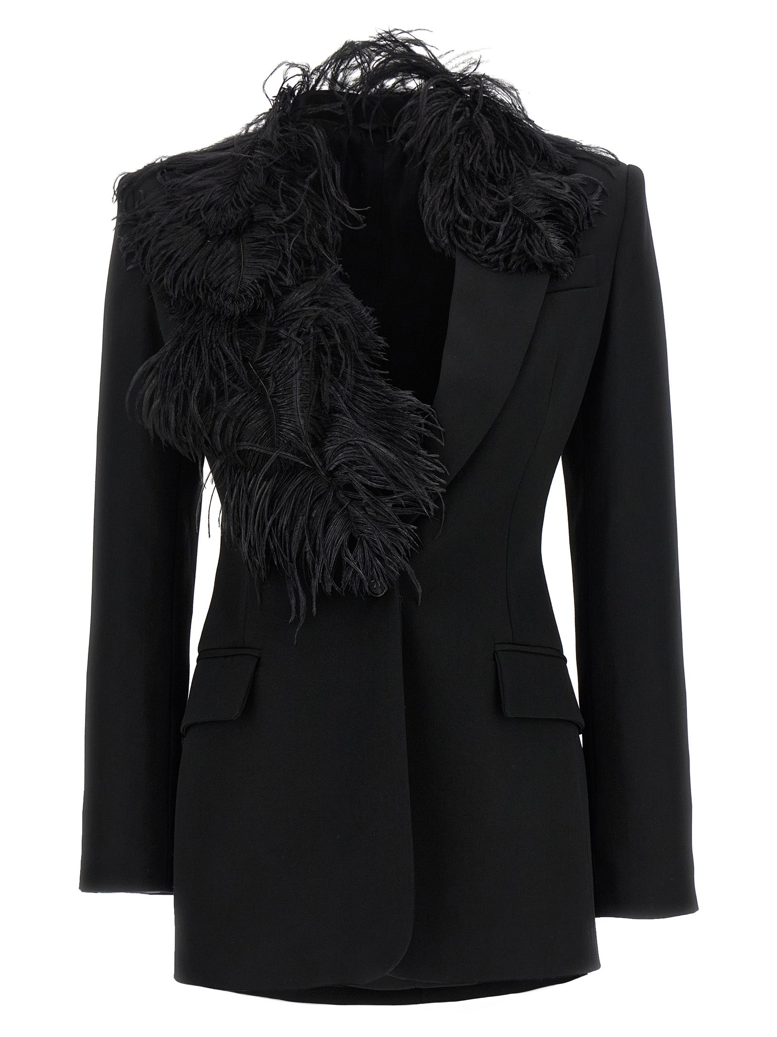 Black Virgin Wool Blazer