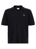 Black Cotton Polo Shirt