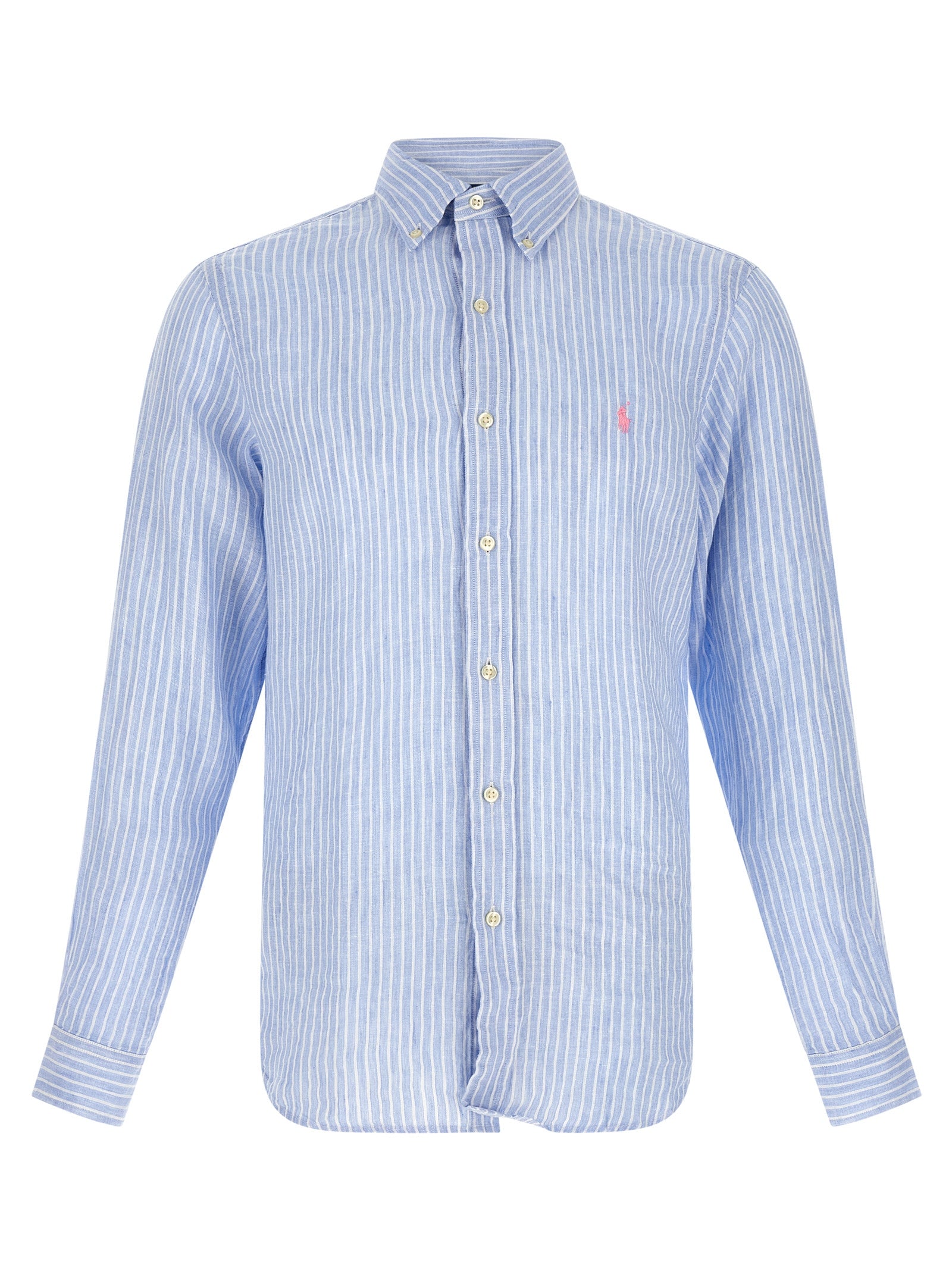 Blue Linen Blouse