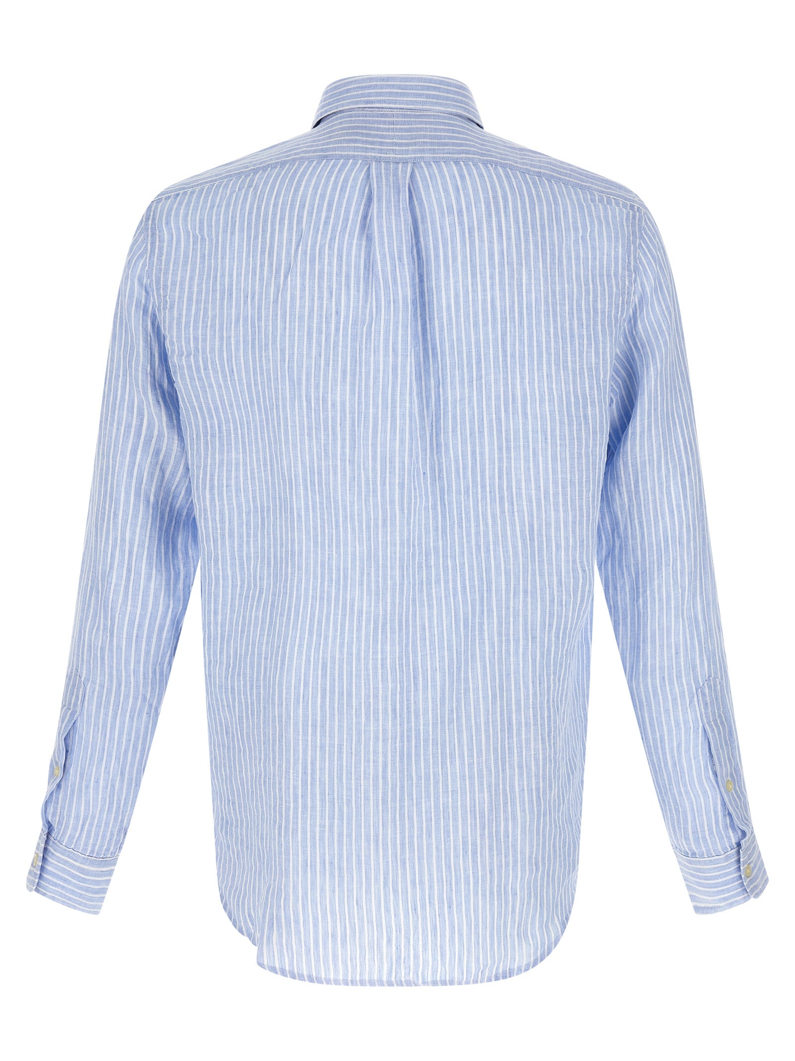 Blue Linen Blouse