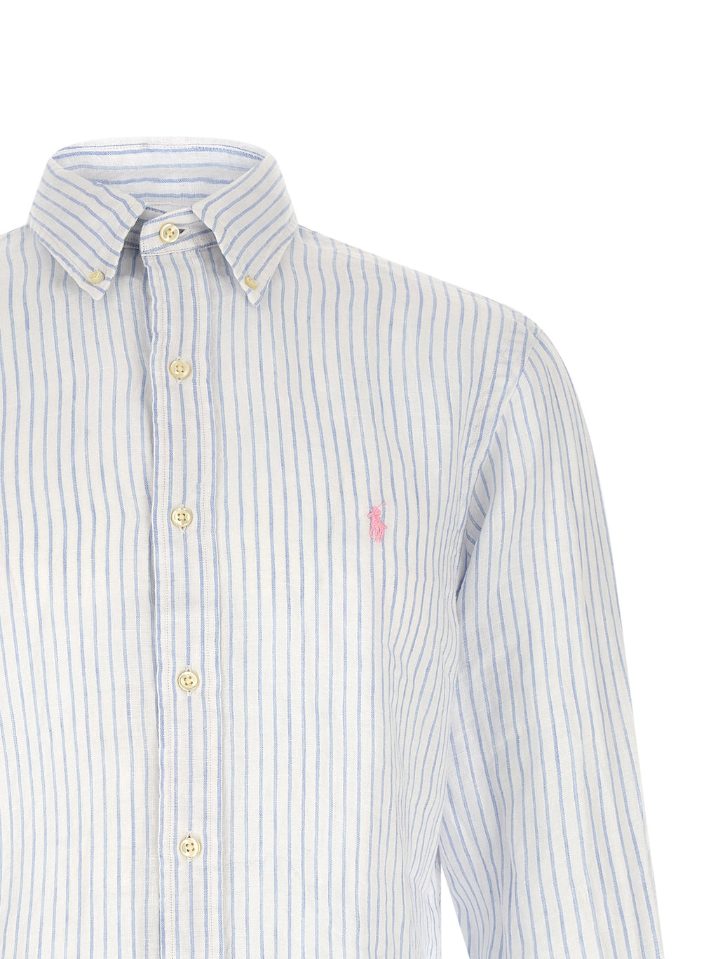 Blue Linen Blouse