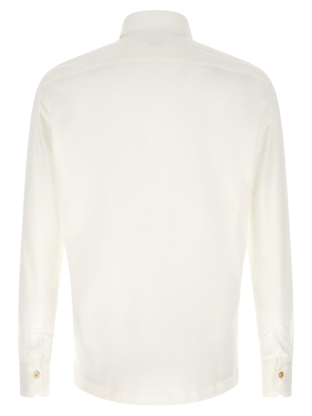 White Cotton Polo Shirt
