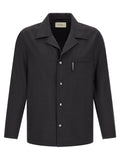 Gray Polyester Blouse