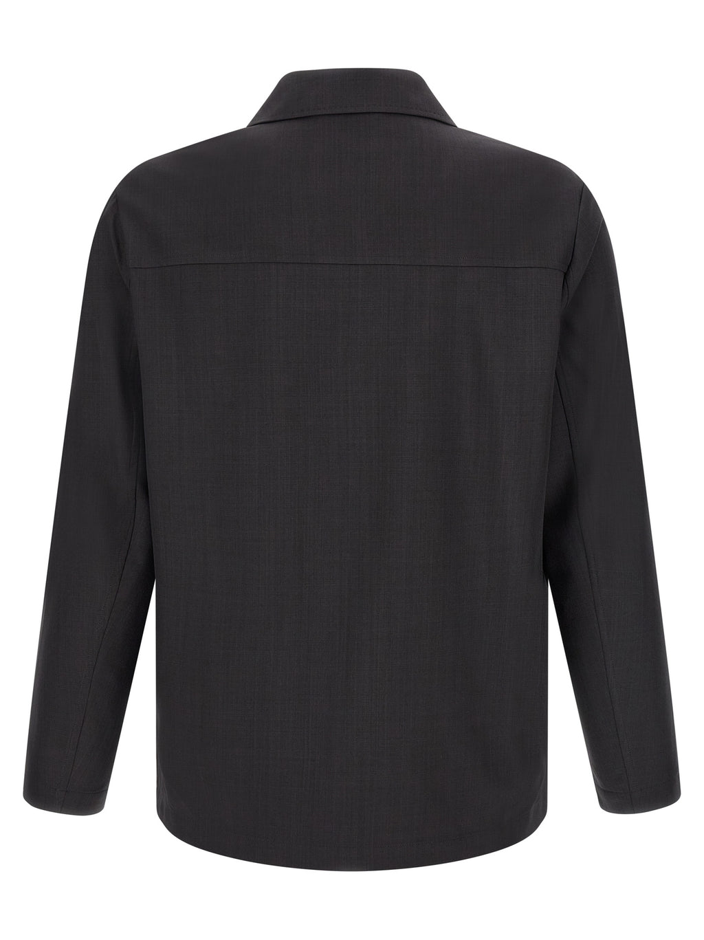 Gray Polyester Blouse