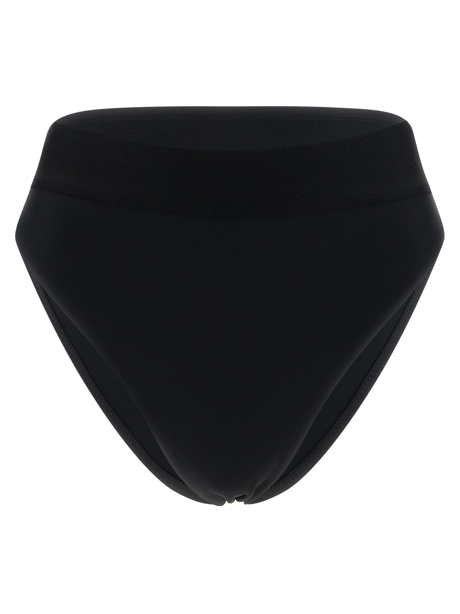 Black Recycled Polyamide Swim Briefs