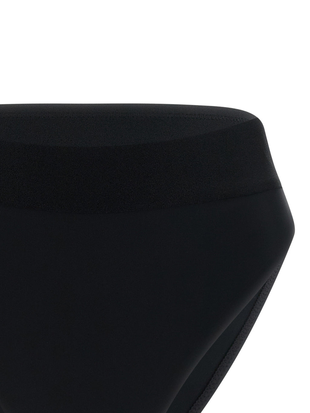 Black Recycled Polyamide Swim Briefs