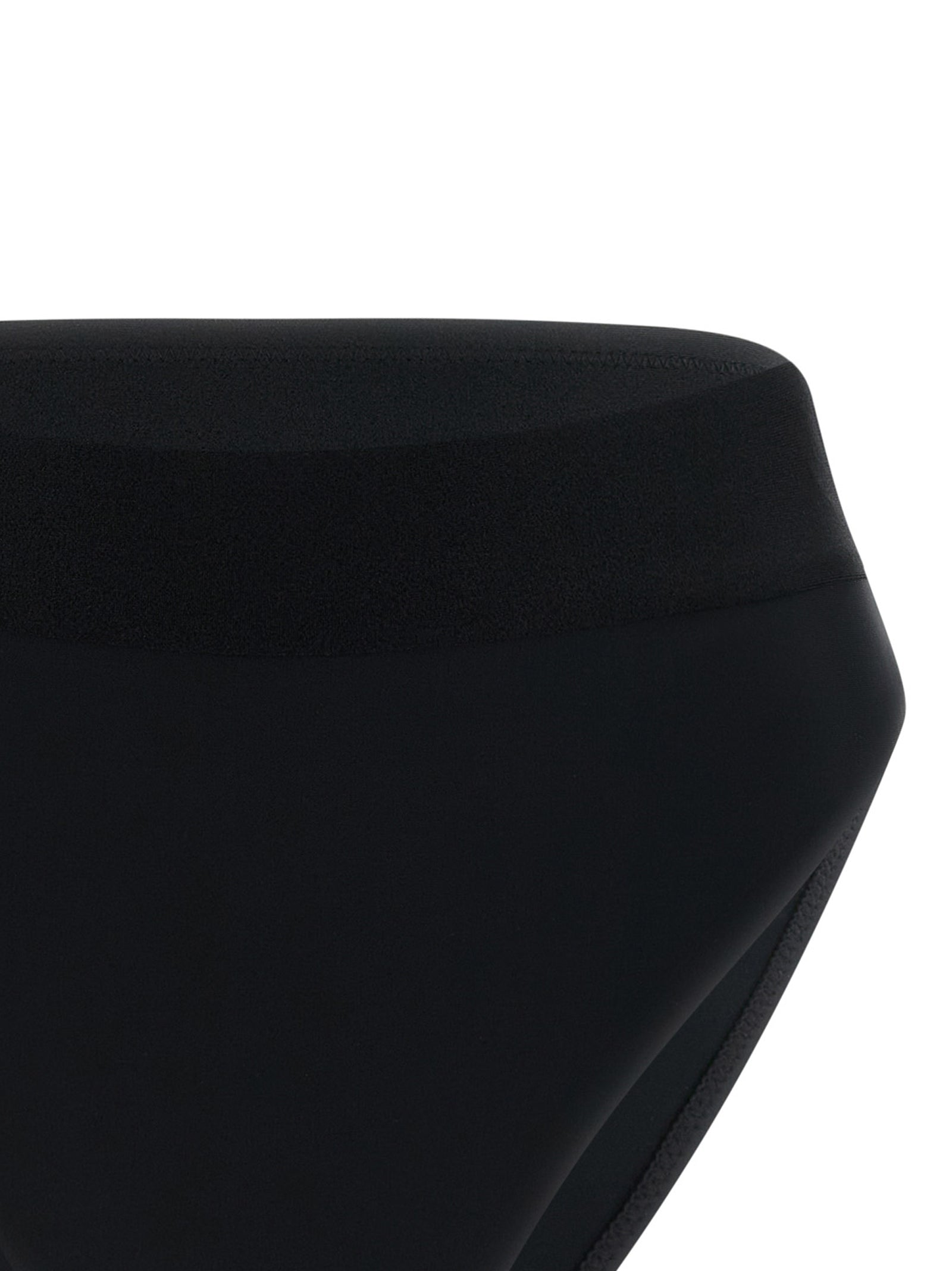 Black Recycled Polyamide Swim Briefs