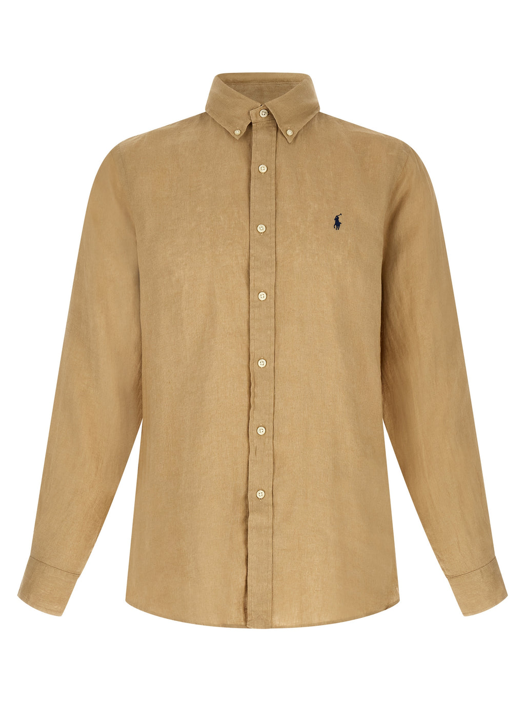 Beige Linen Blouse