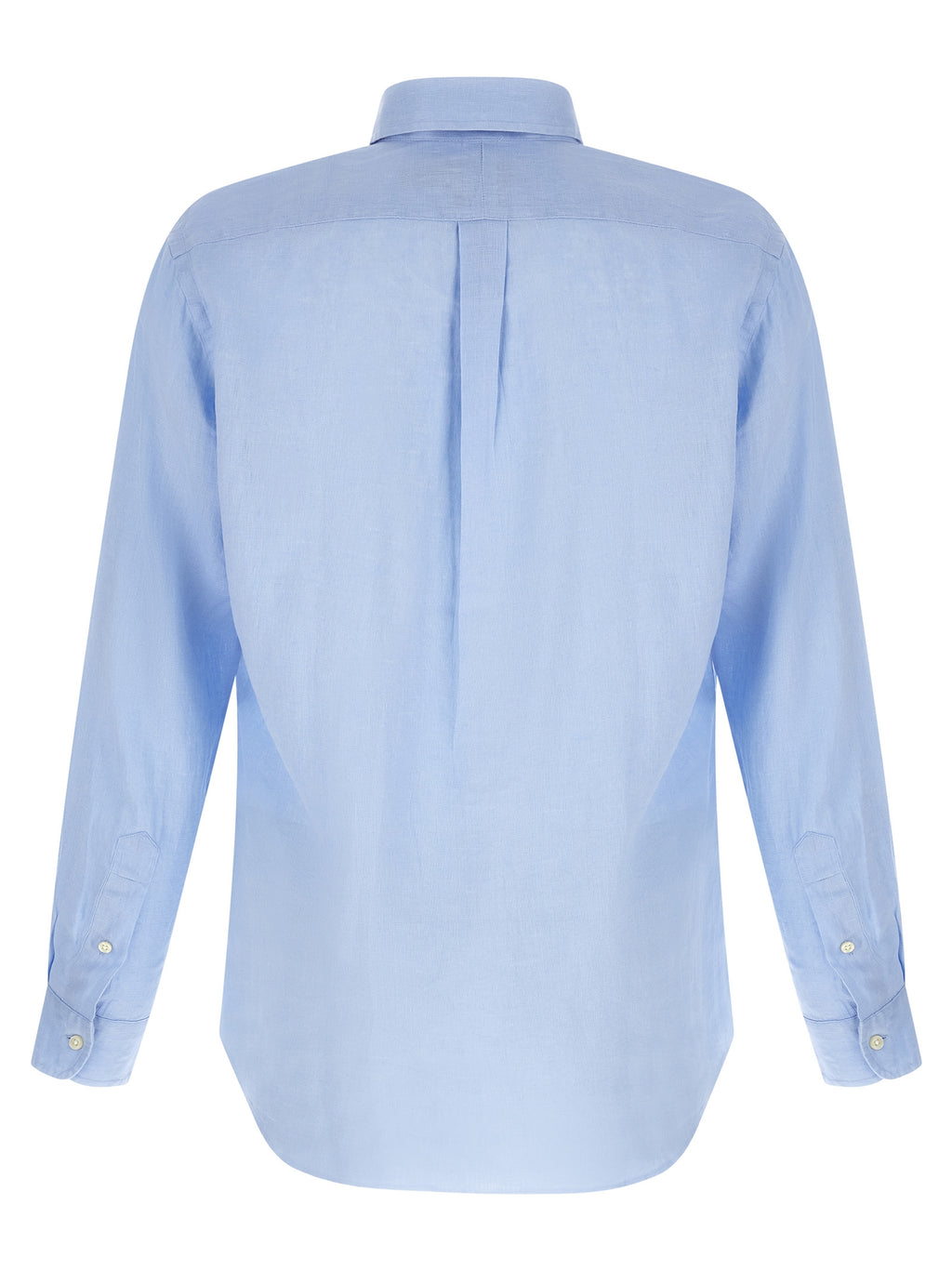 Blue Linen Blouse