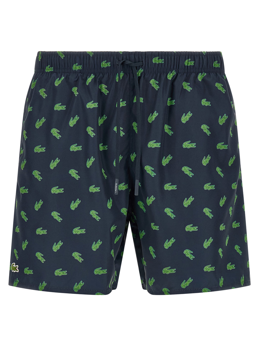 Blue Polyester Swim Shorts
