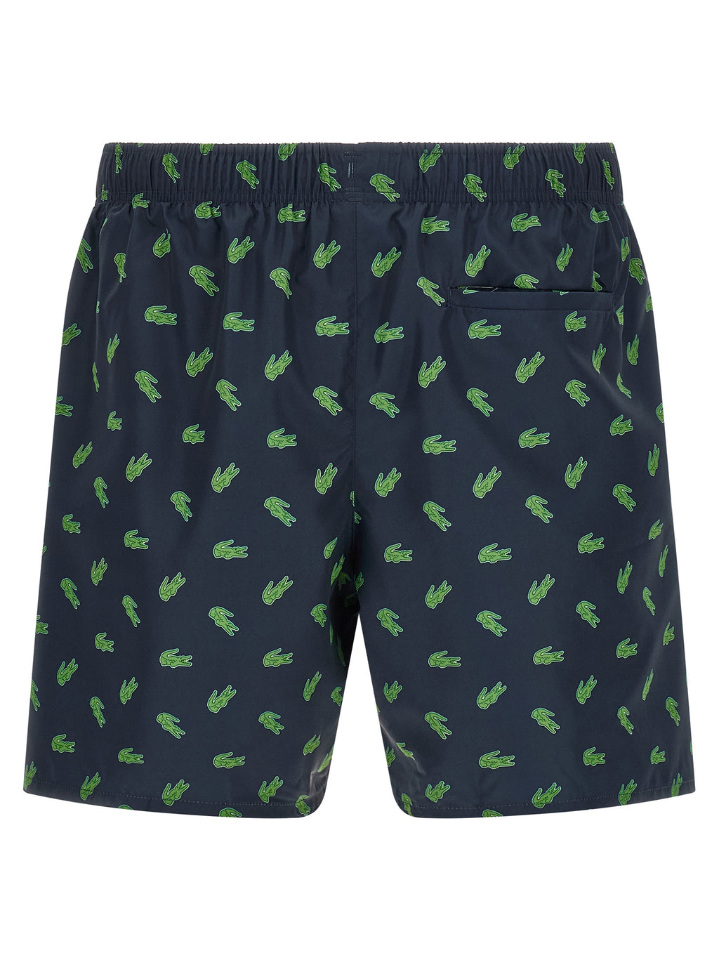 Blue Polyester Swim Shorts
