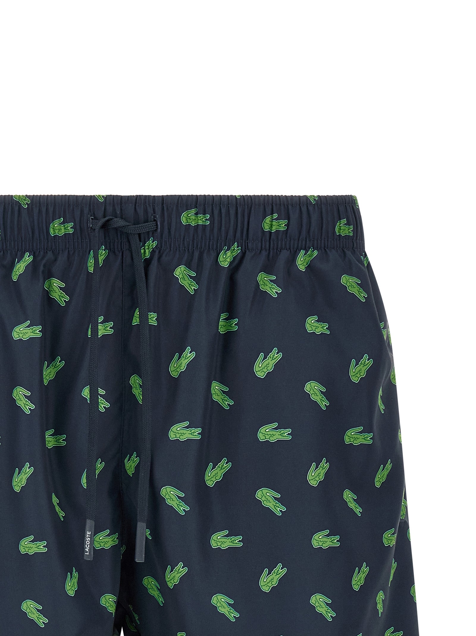 Blue Polyester Swim Shorts