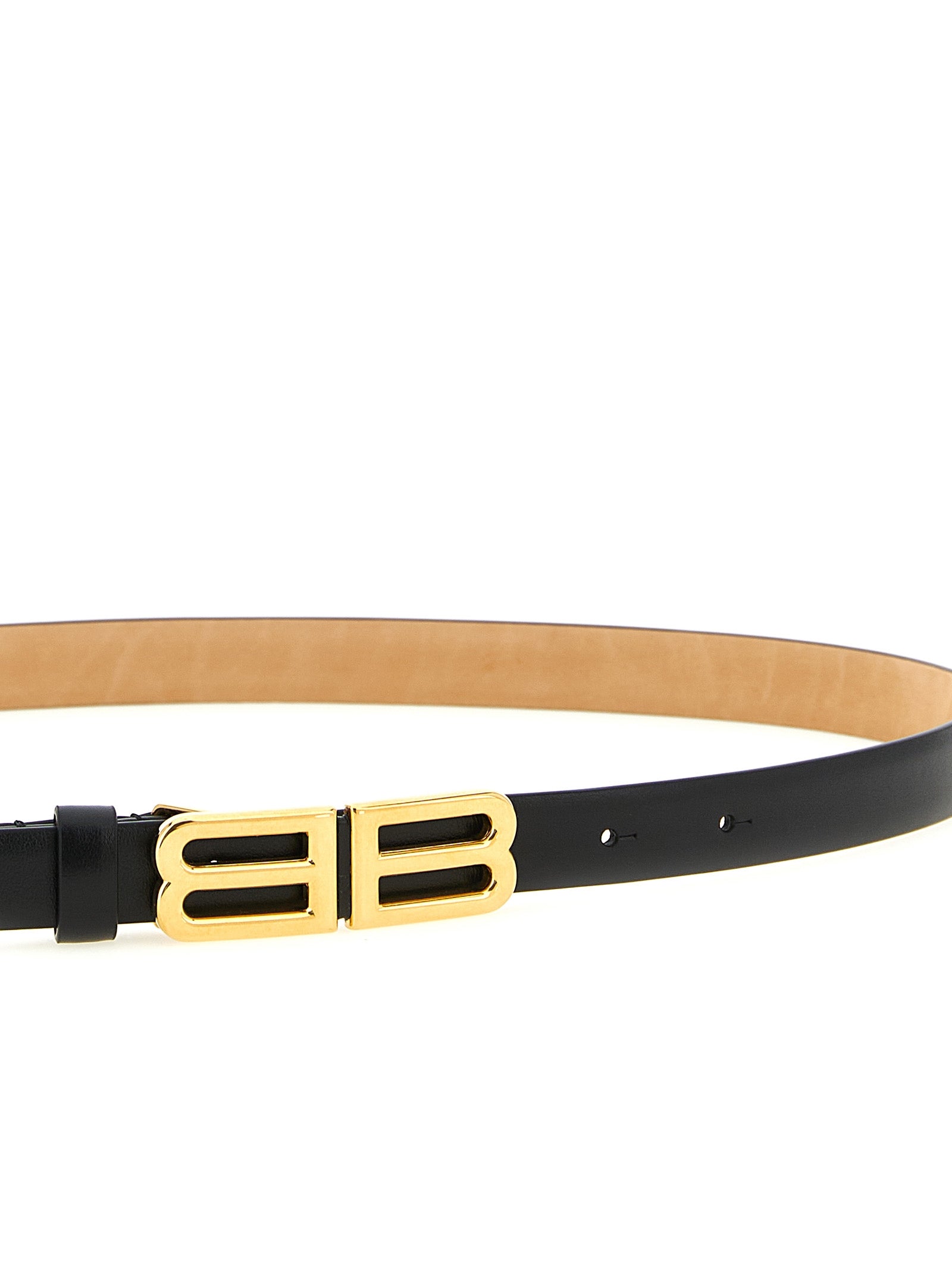 Black Leather Regular Belt