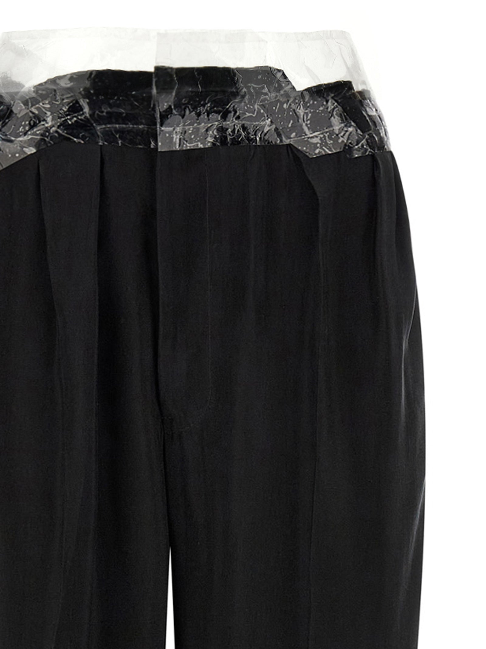 Black Copper Casual Pants