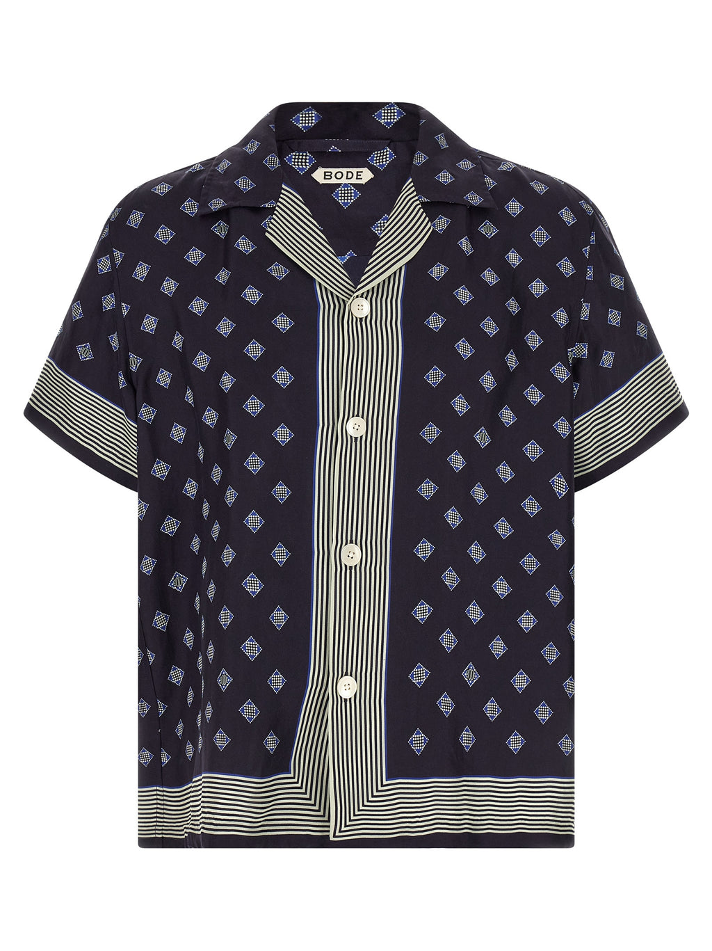 Blue Silk Blouse