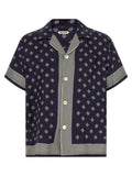 Blue Silk Blouse