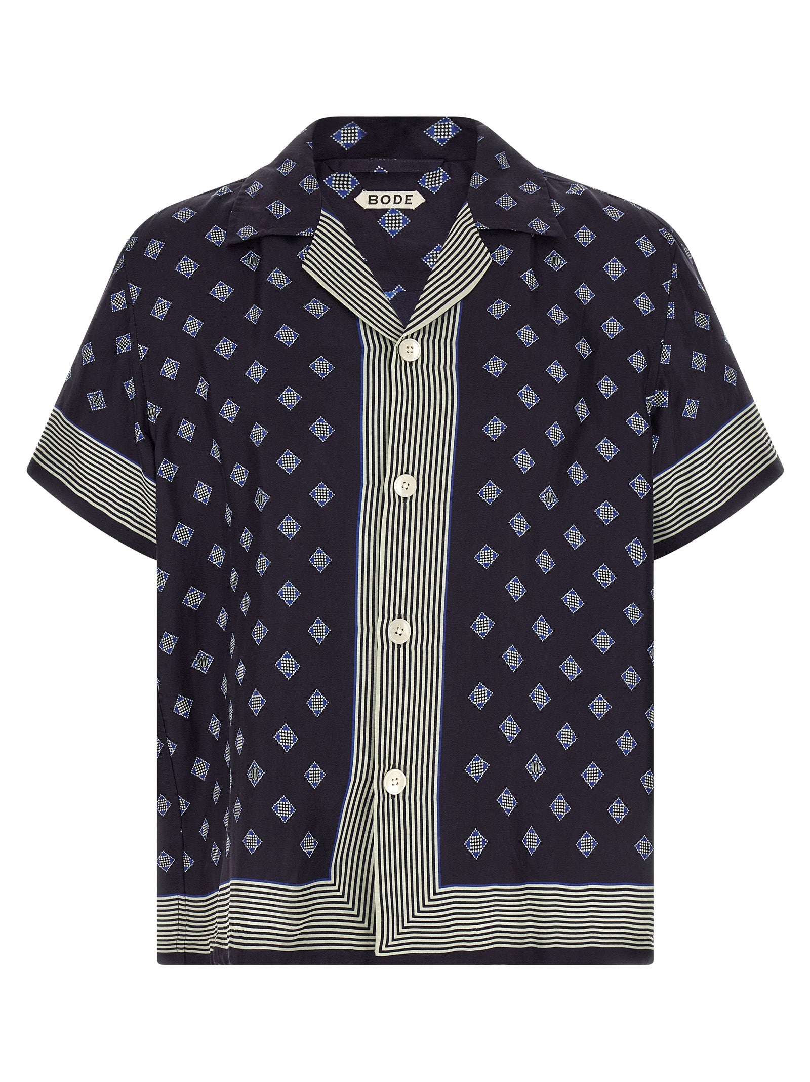 Blue Silk Blouse