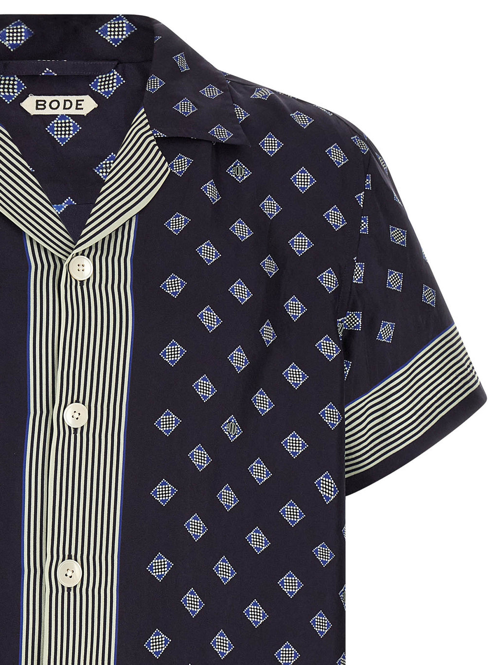 Blue Silk Blouse