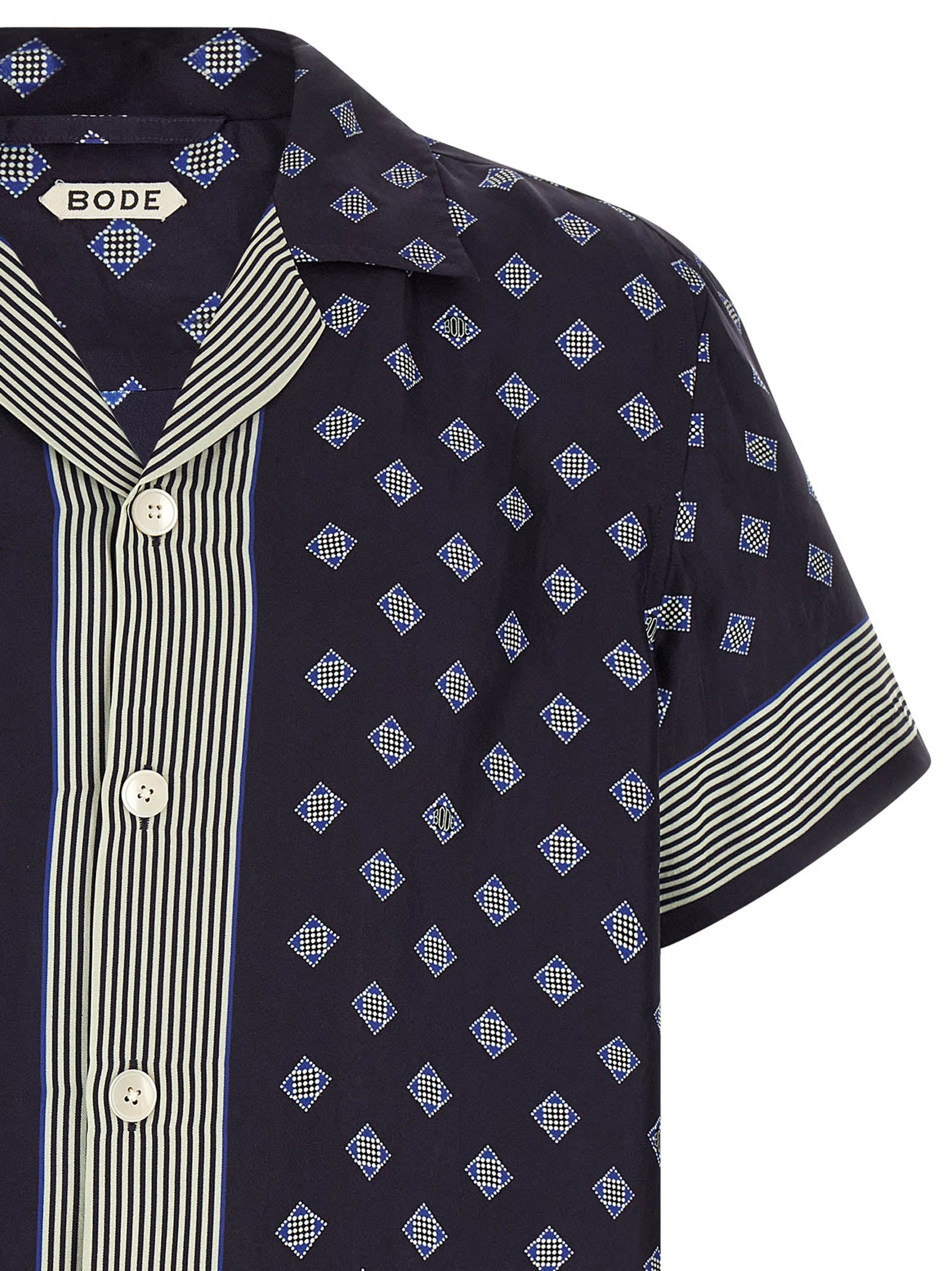 Blue Silk Blouse