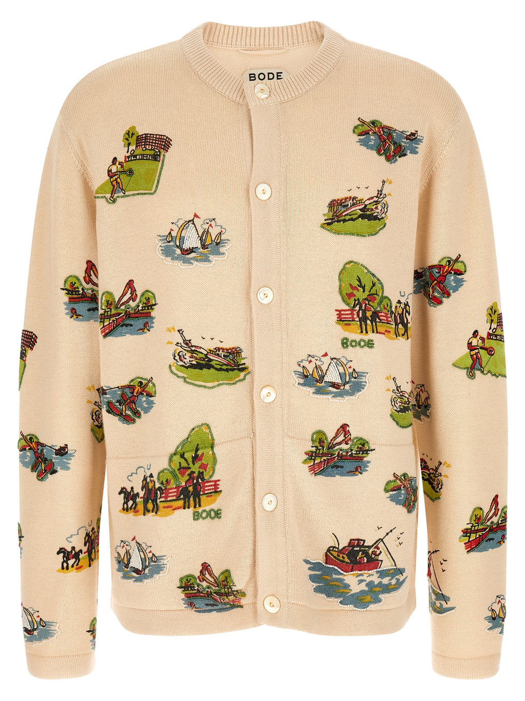 Multicolor Merino Wool Cardigan