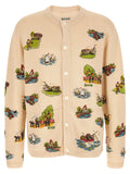 Multicolor Merino Wool Cardigan