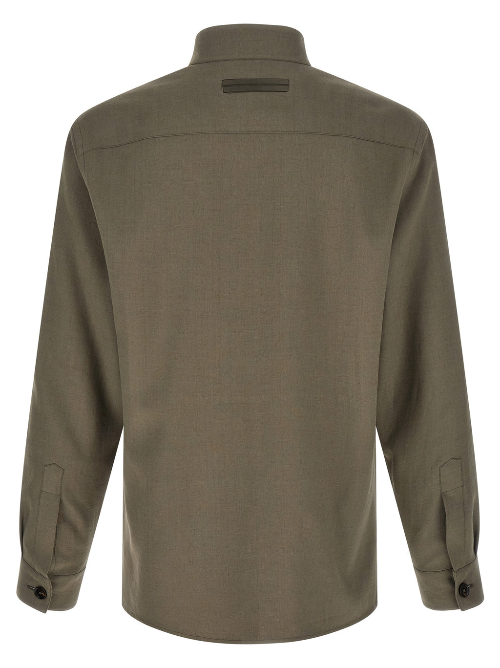 Gray Linen Blouse