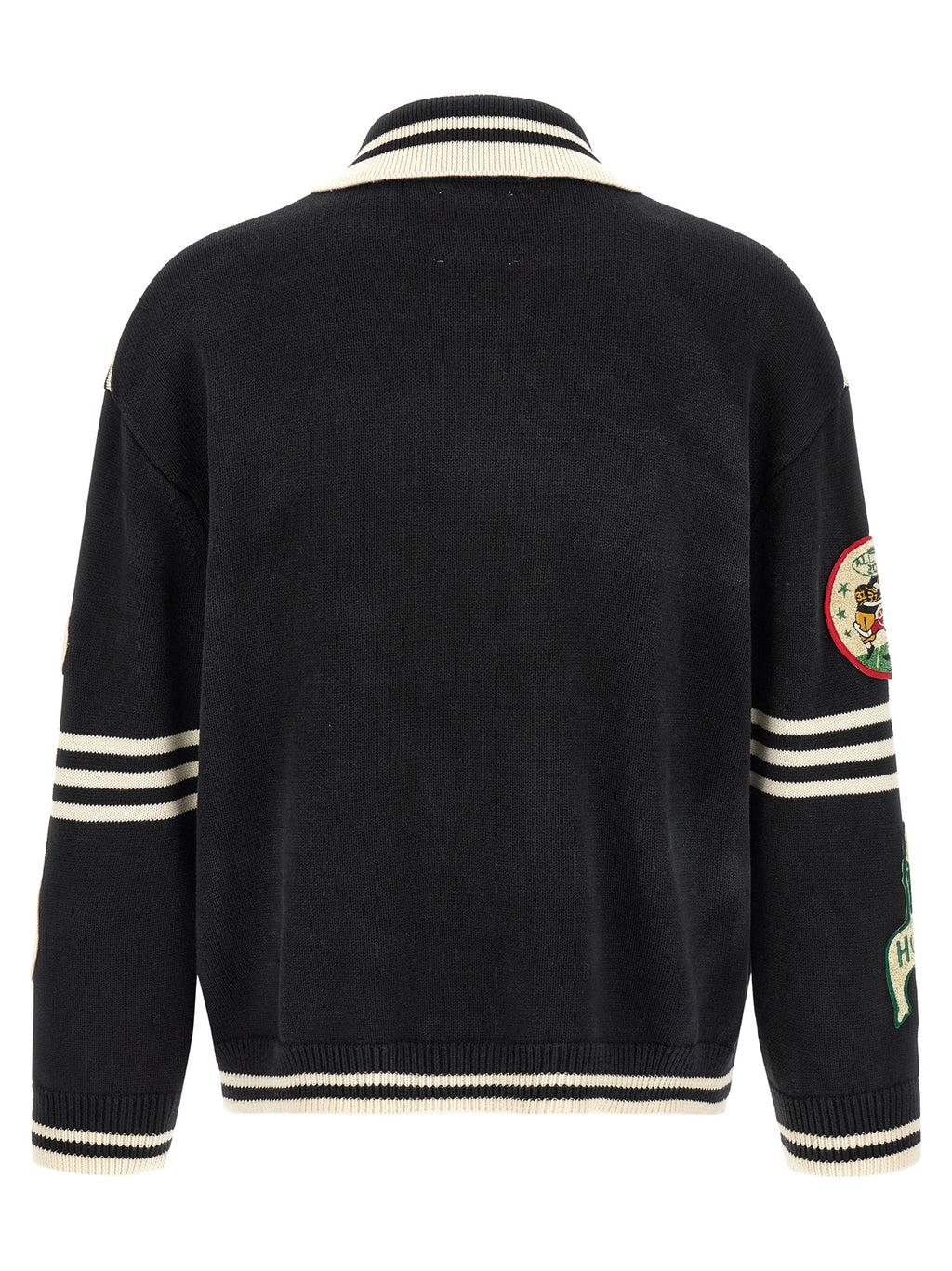 Black Cotton Cardigan