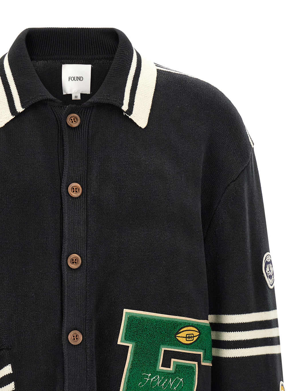 Black Cotton Cardigan