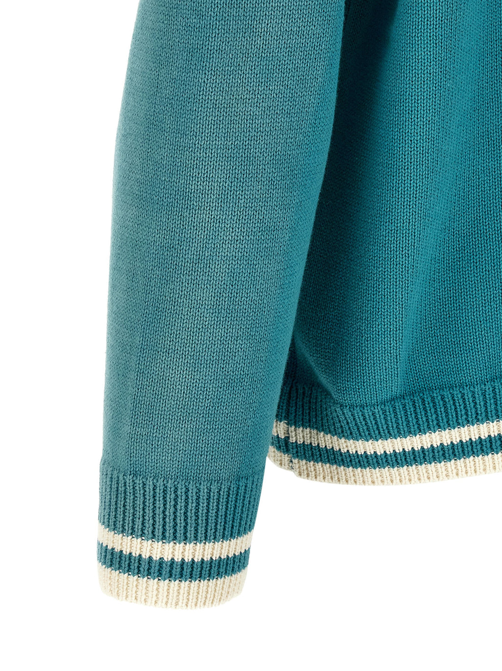 Blue Cotton Cardigan