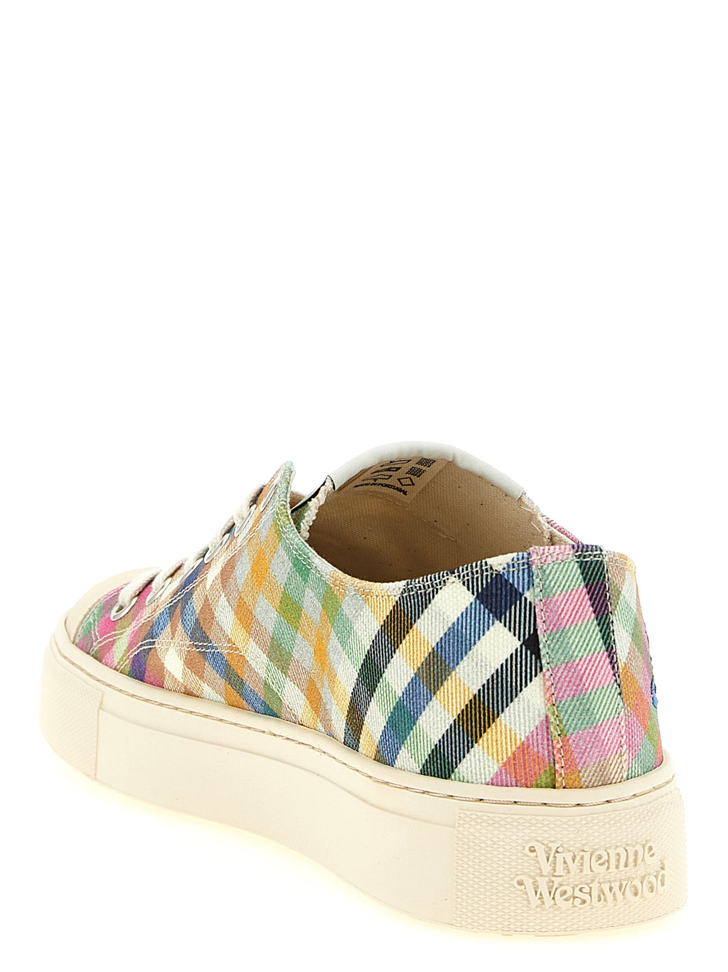 Multicolor Cotton Low Top Sneakers