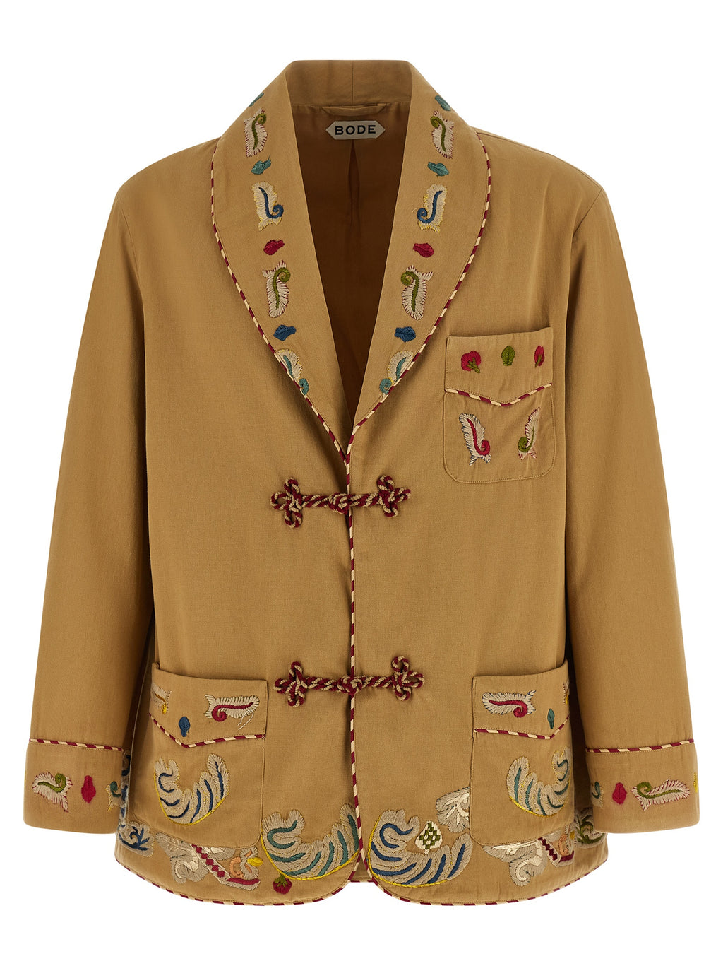 Beige Cotton Blazer