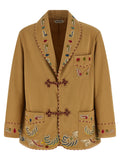 Beige Cotton Blazer