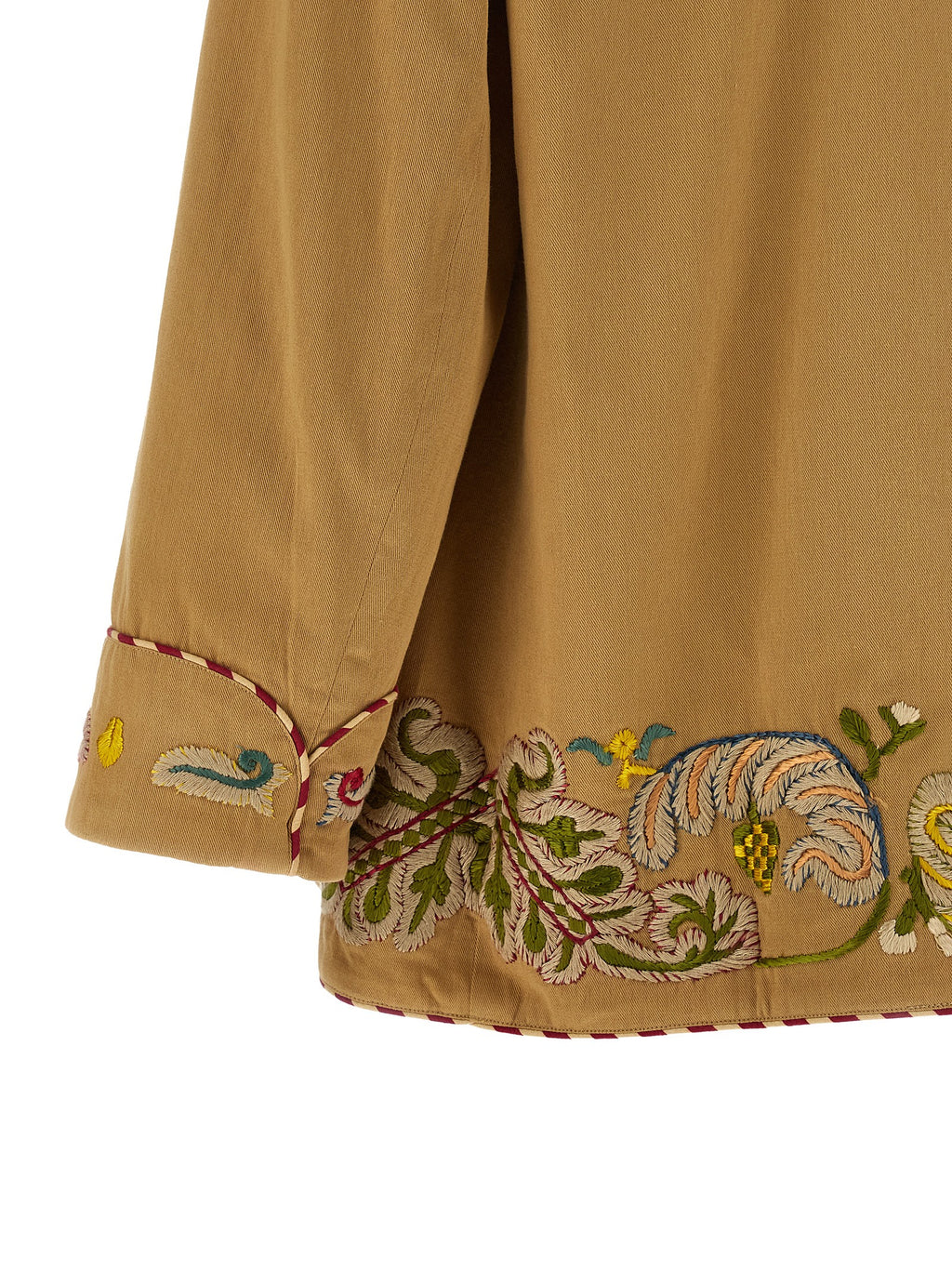 Beige Cotton Blazer