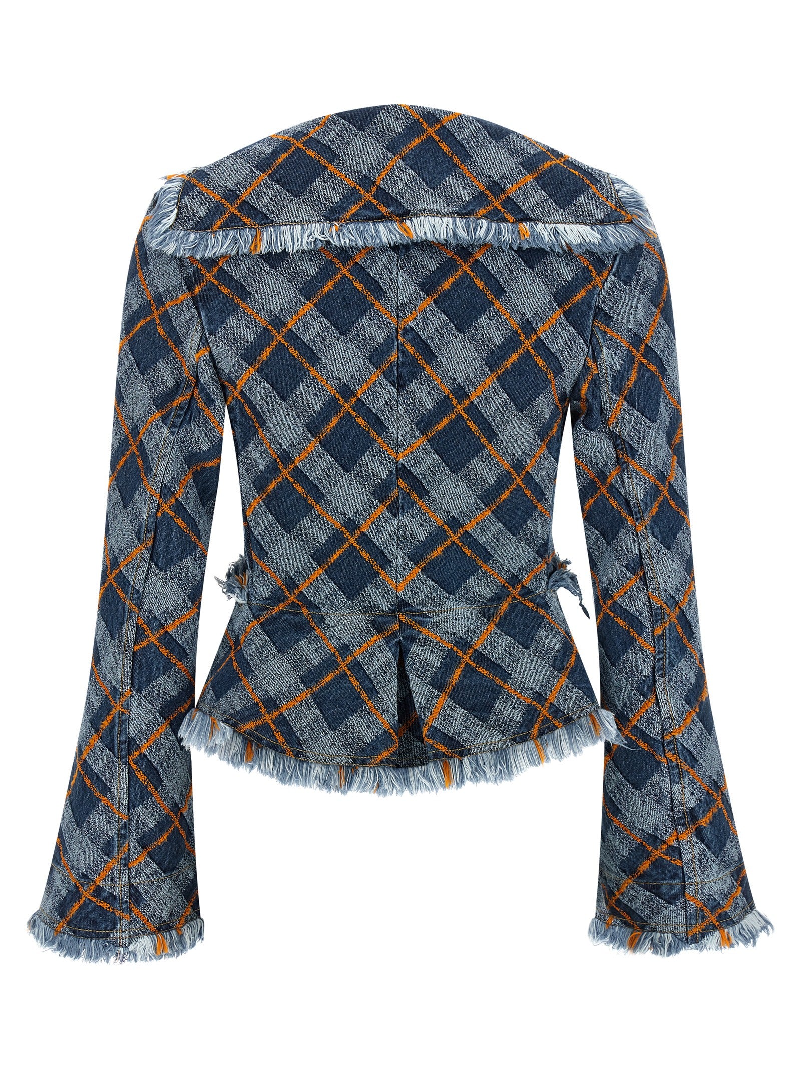 Blue Cotton Blazer