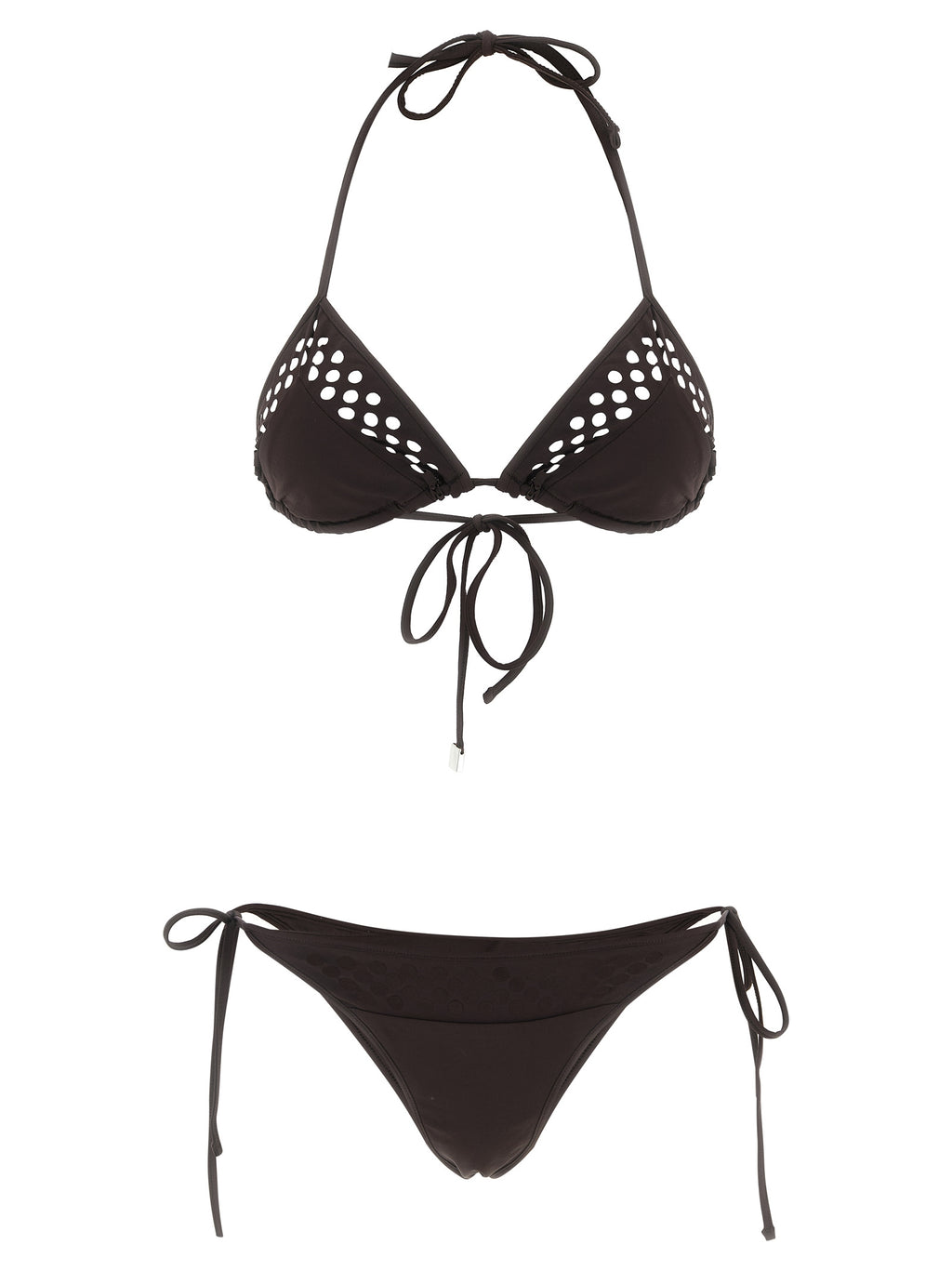Brown Polyamide Bikini
