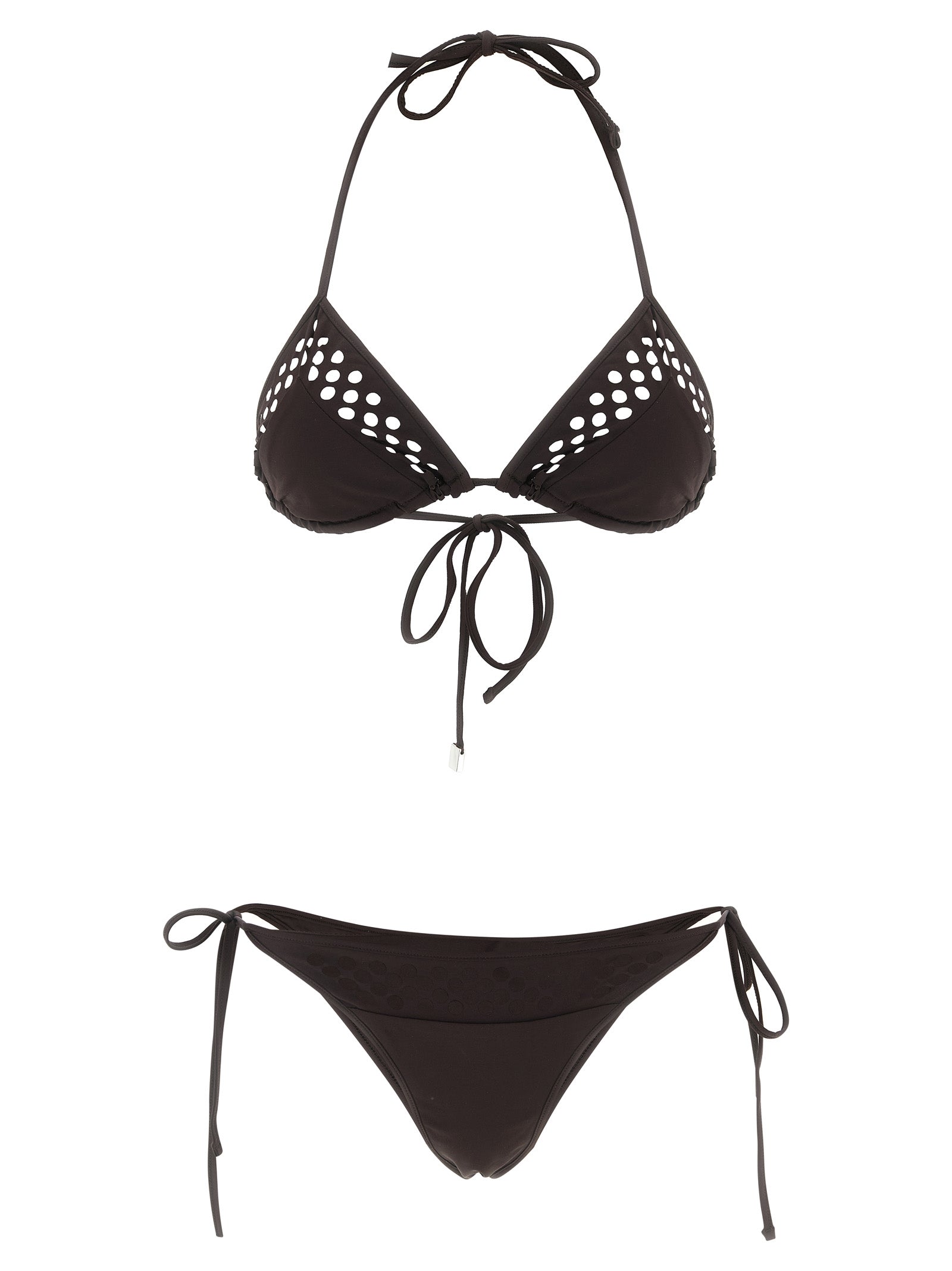 Brown Polyamide Bikini