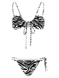 Bicolor Polyester Bikini