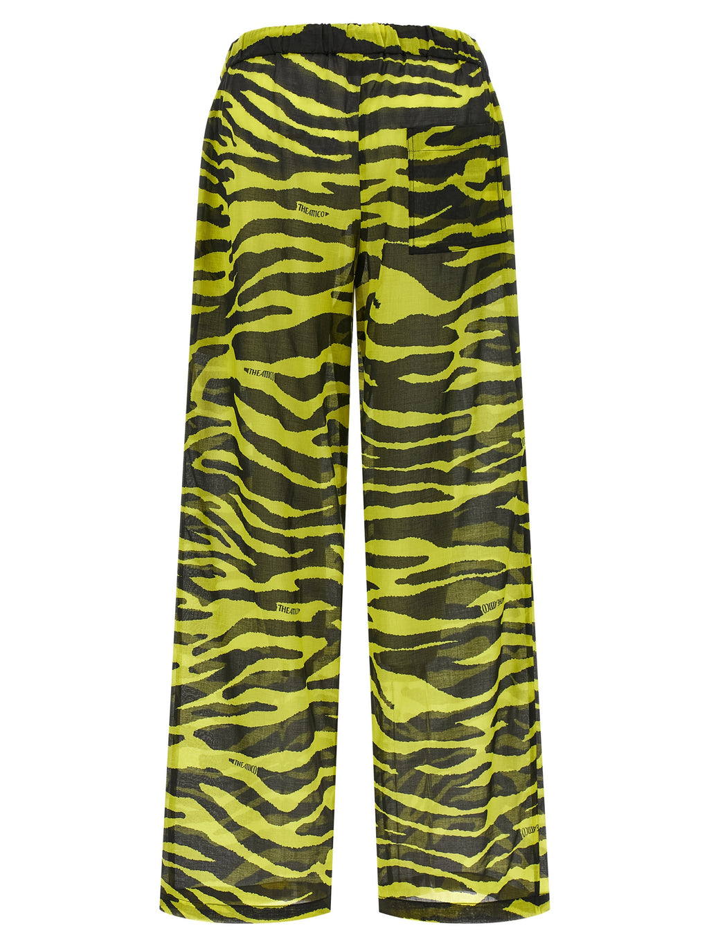 Bicolor Cotton Casual Pants
