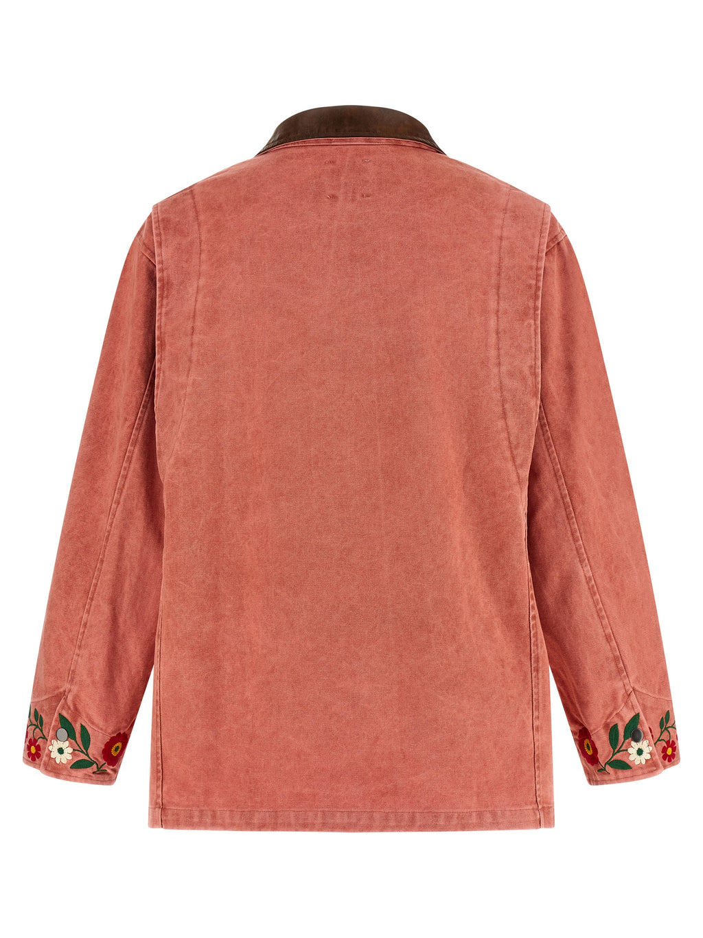 Multicolor Cotton Full-Length Jacket
