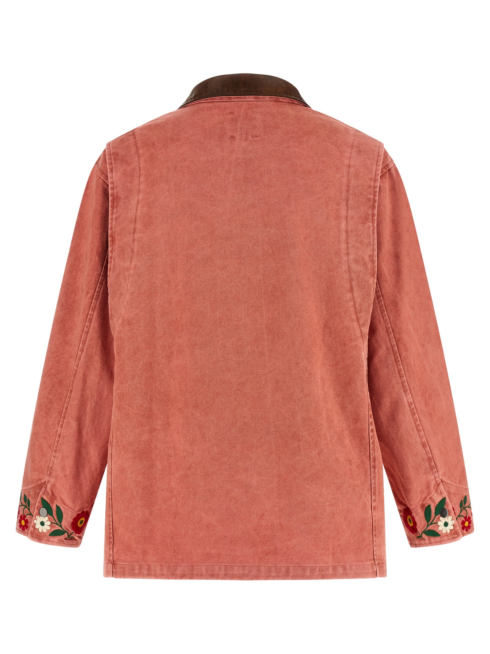 Multicolor Cotton Full-Length Jacket