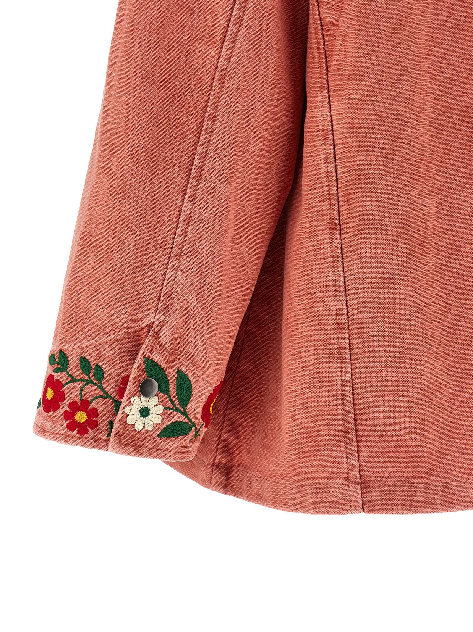 Multicolor Cotton Full-Length Jacket